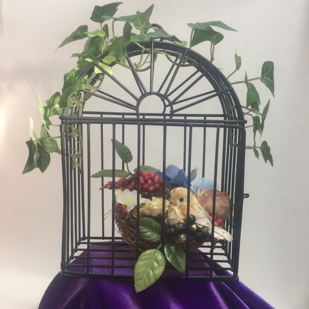 Decorative Rectangular Metal Birdcage